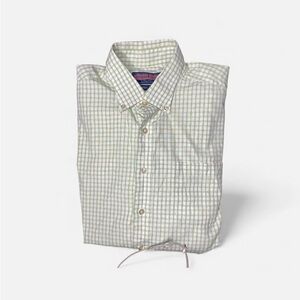 Vineyard Vines Light Green Plaid Button Down Shirt